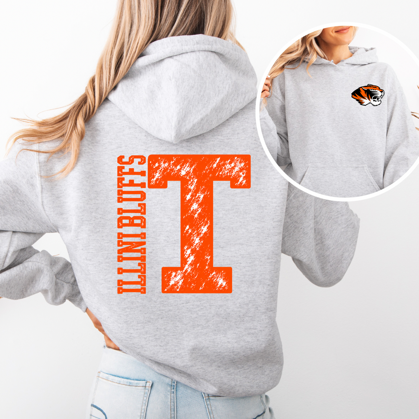 PRE-ORDER Illini Bluffs Tigers Distressed