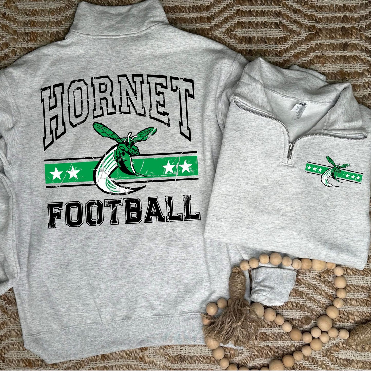 PRE-ORDER Hornets Football Quarter Zip