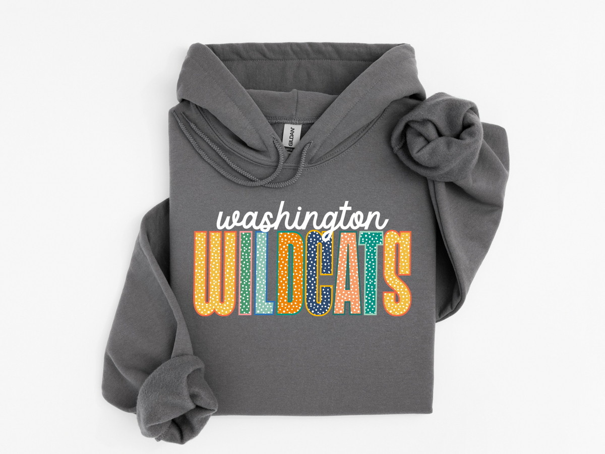 PRE-ORDER Washington Wildcats Polka Dot Sweatshirt