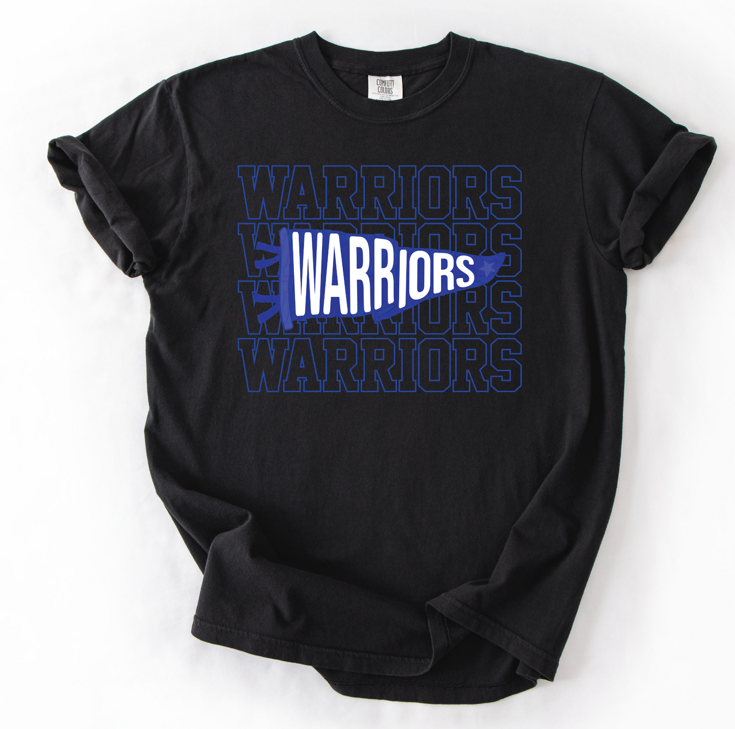 PRE-ORDER Warriors Pennant Tee