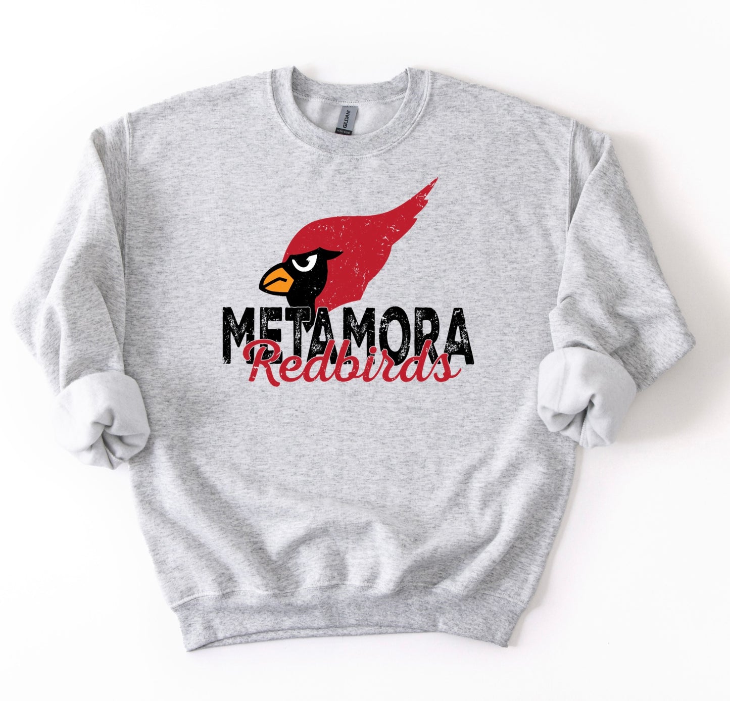 PRE-ORDER Ash Metamora Redbirds Crewneck