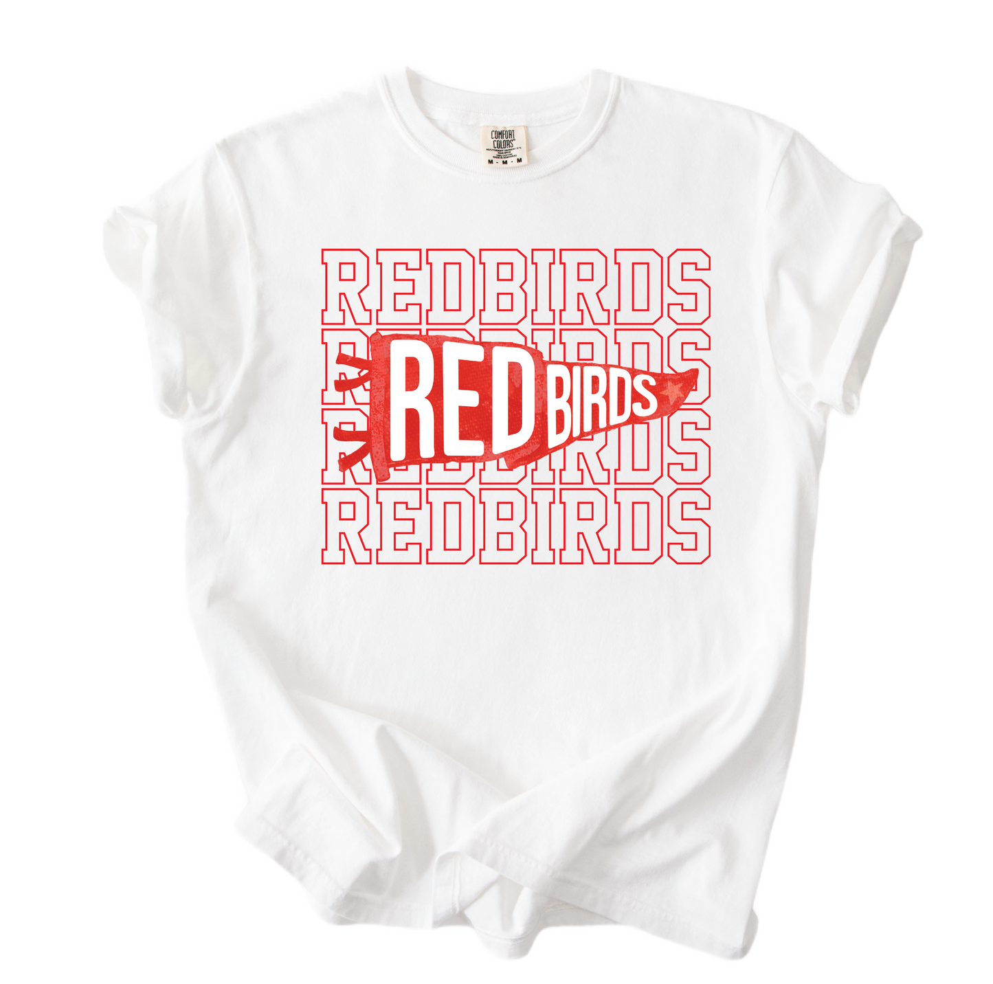 PRE-ORDER Redbirds Pennant Tee