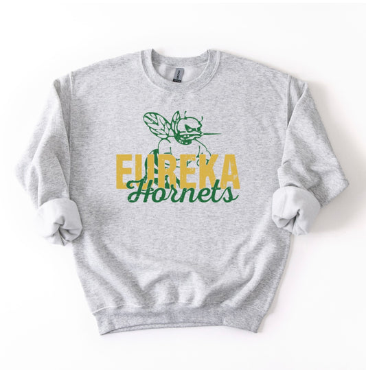 PRE-ORDER Vintage Ash Grey Hornets Sweatshirts