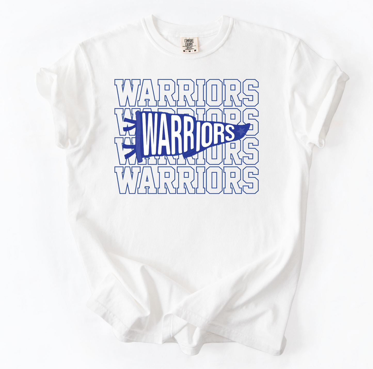 PRE-ORDER Warriors Pennant Tee