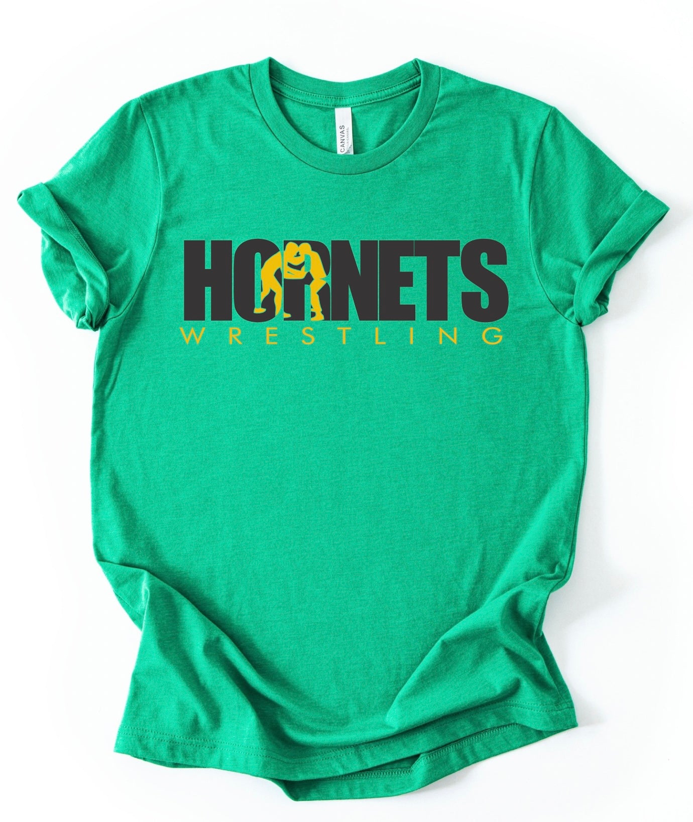 PRE-ORDER Block Green & Yellow Hornets Wrestling