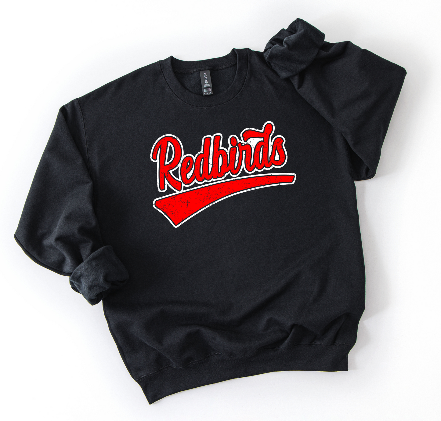PRE-ORDER Distressed Redbirds Sweatshirt
