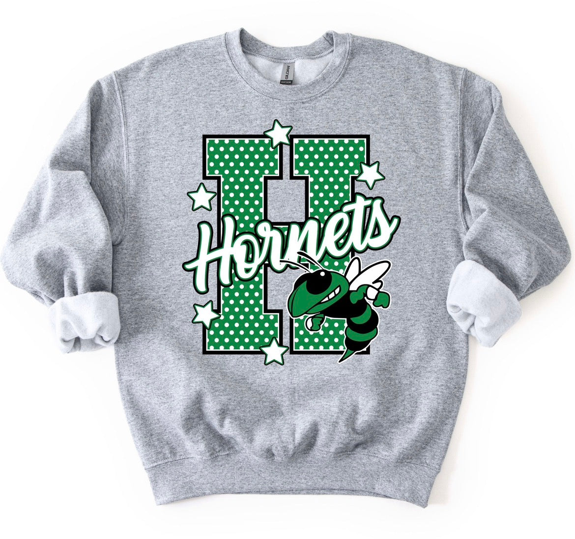 PRE-ORDER Hornets Polka Dot Crewneck