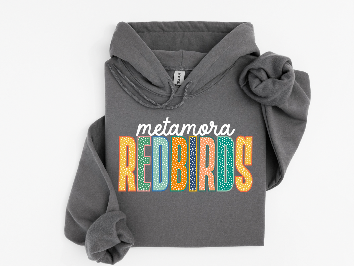 PRE-ORDER Metamora Redbirds Polka Dot Sweatshirt