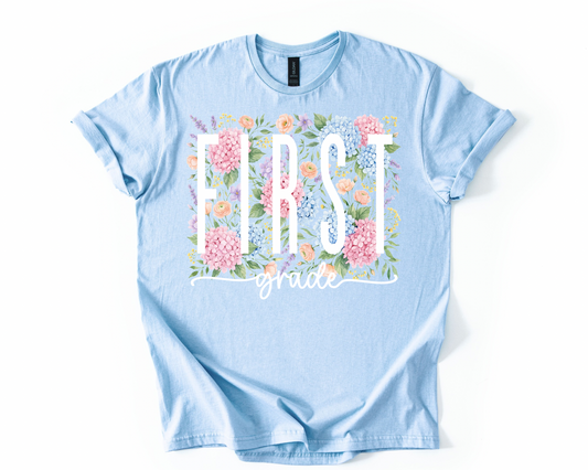 PRE-ORDER Floral Grade Tees