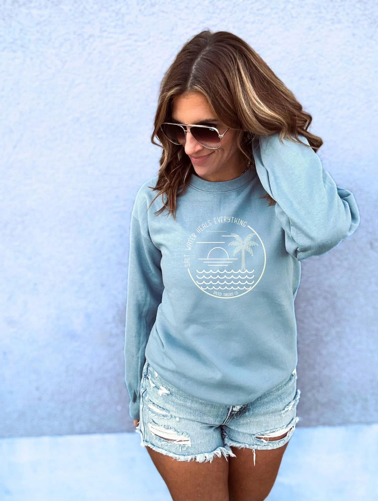 PRE-ORDER Salt Water Heals Everything Crewneck