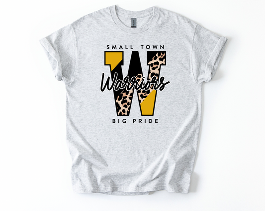PRE-ORDER Warriors Small Town Big Pride Tee