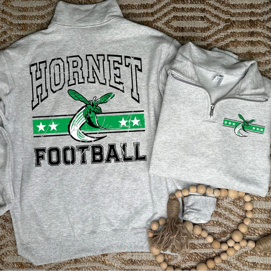 PRE-ORDER Hornets Football Quarter Zip