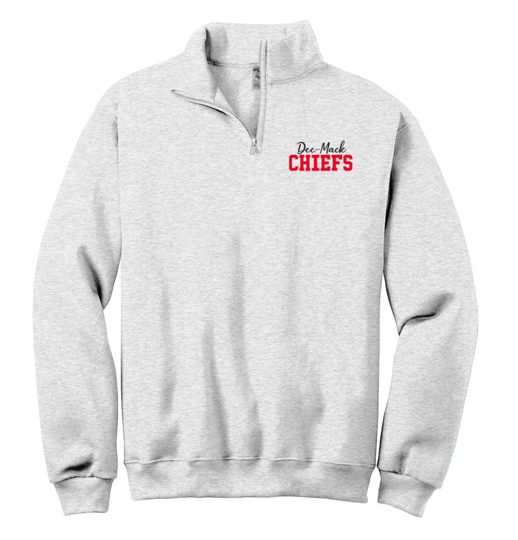 Chiefs Script Left Chest Quarter Zip