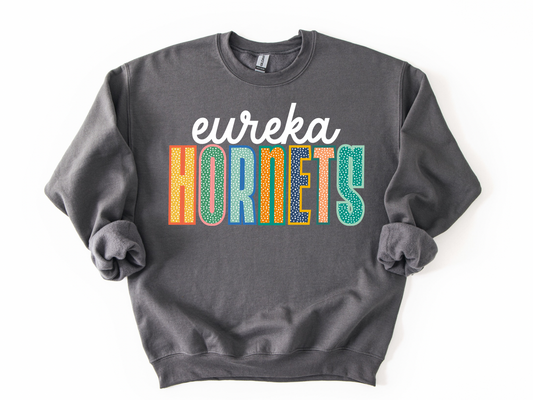 PRE-ORDER Eureka Hornets Polka Dot Sweatshirt