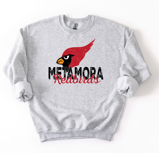 PRE-ORDER Ash Metamora Redbirds Crewneck