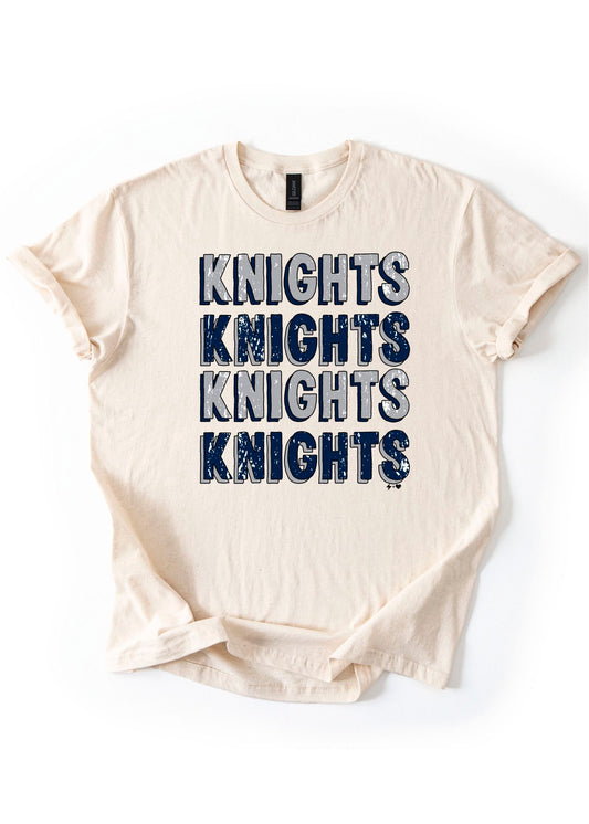 Pre-Order Repeat Knights Distressed Tee