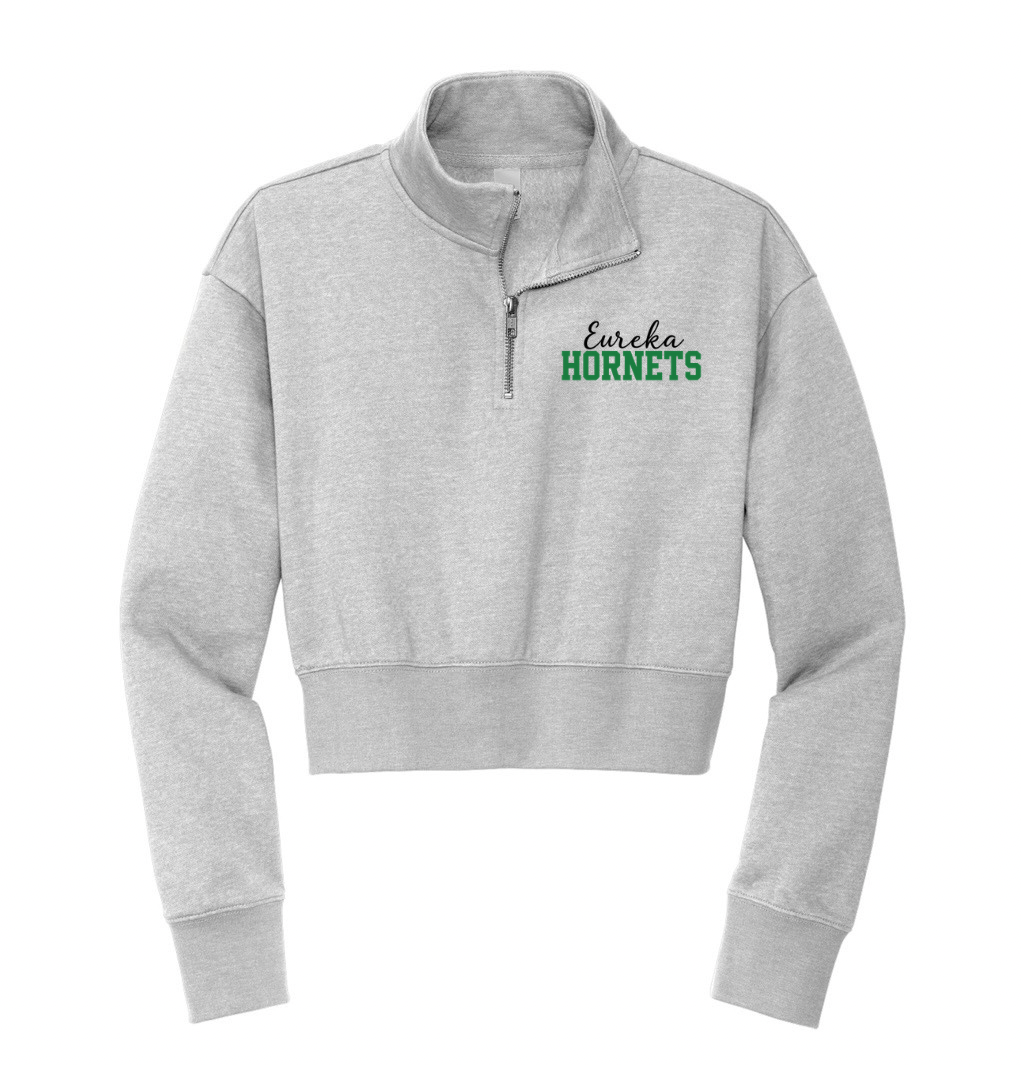 Hornets Script Left Chest Quarter Zip