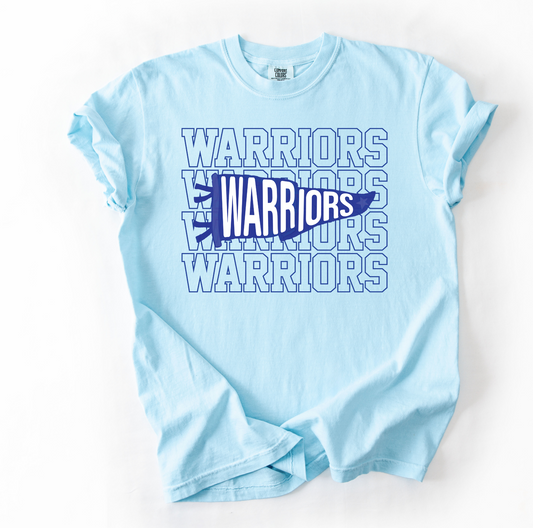 PRE-ORDER Warriors Pennant Tee
