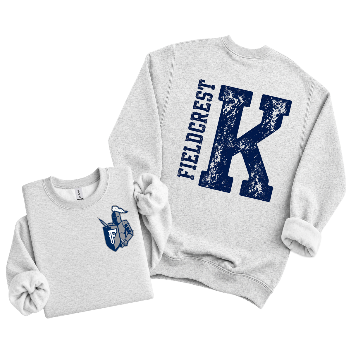 PRE-ORDER Distressed Fieldcrest Crewneck