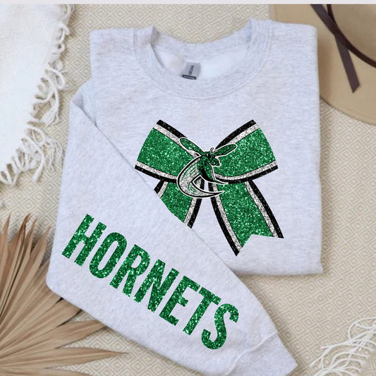 PRE-ORDER Hornets Bow Crewneck