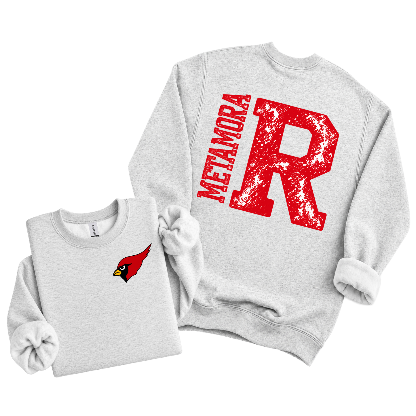 PRE-ORDER Distressed Redbirds Crewneck