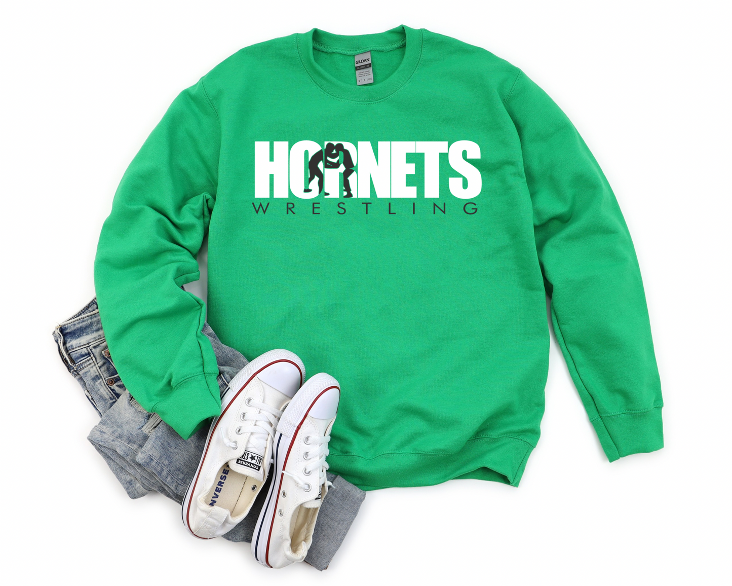 PRE-ORDER Block White Hornets Wrestling