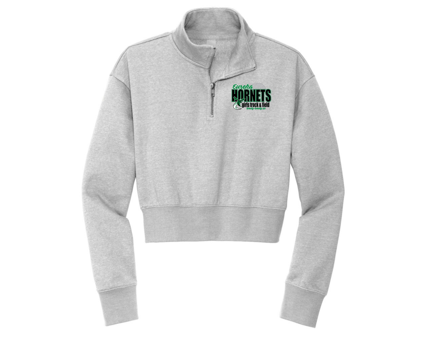 PRE-ORDER Hornet Crop Girls Track Quarter Zip