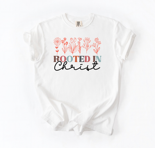 PRE-ORDER Rooted in Christ Tee