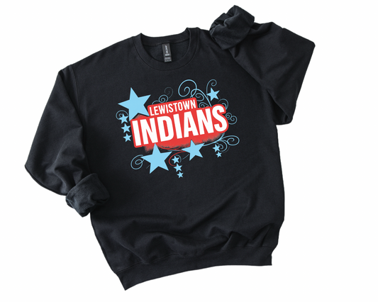 Indians Star Crewneck
