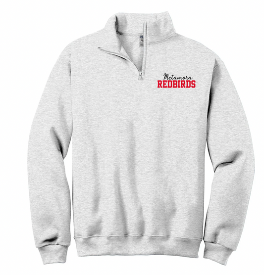 Redbirds Script Left Chest Quarter Zip