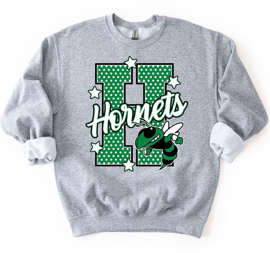 PRE-ORDER Hornets Polka Dot Crewneck