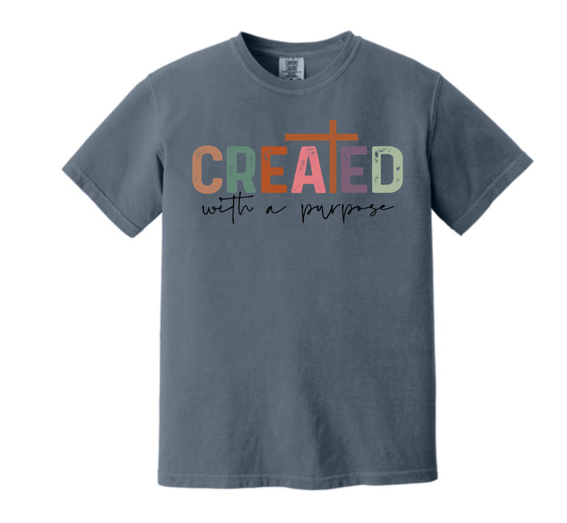 PRE-ORDER Created with a Purpose Tee